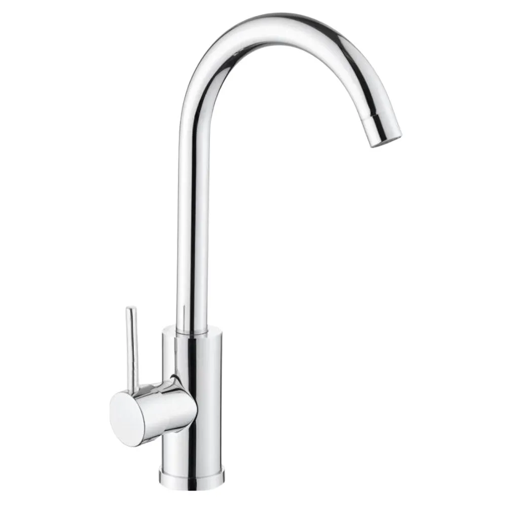 Baterie din inox pentru bucatarie, Aquafix - 16, cromata