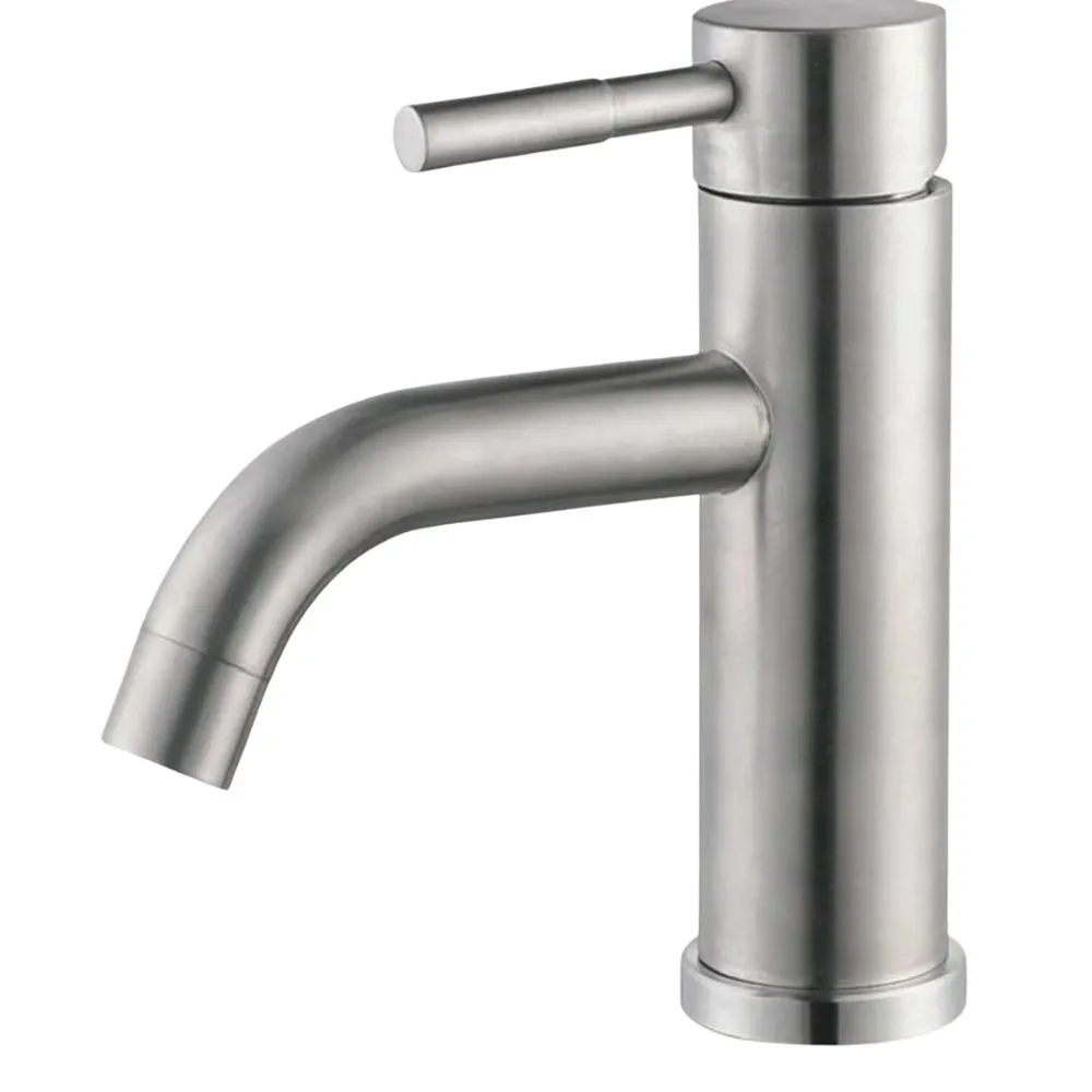 Baterie din inox pentru lavoar, Aquafix - 301, satin
