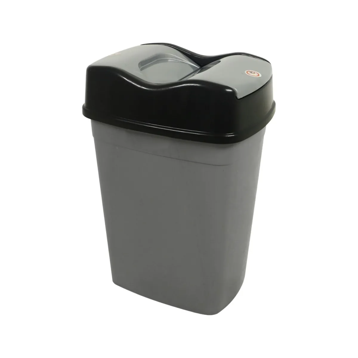 Coș gunoi din plastic cu capac VORTEX, 25 L