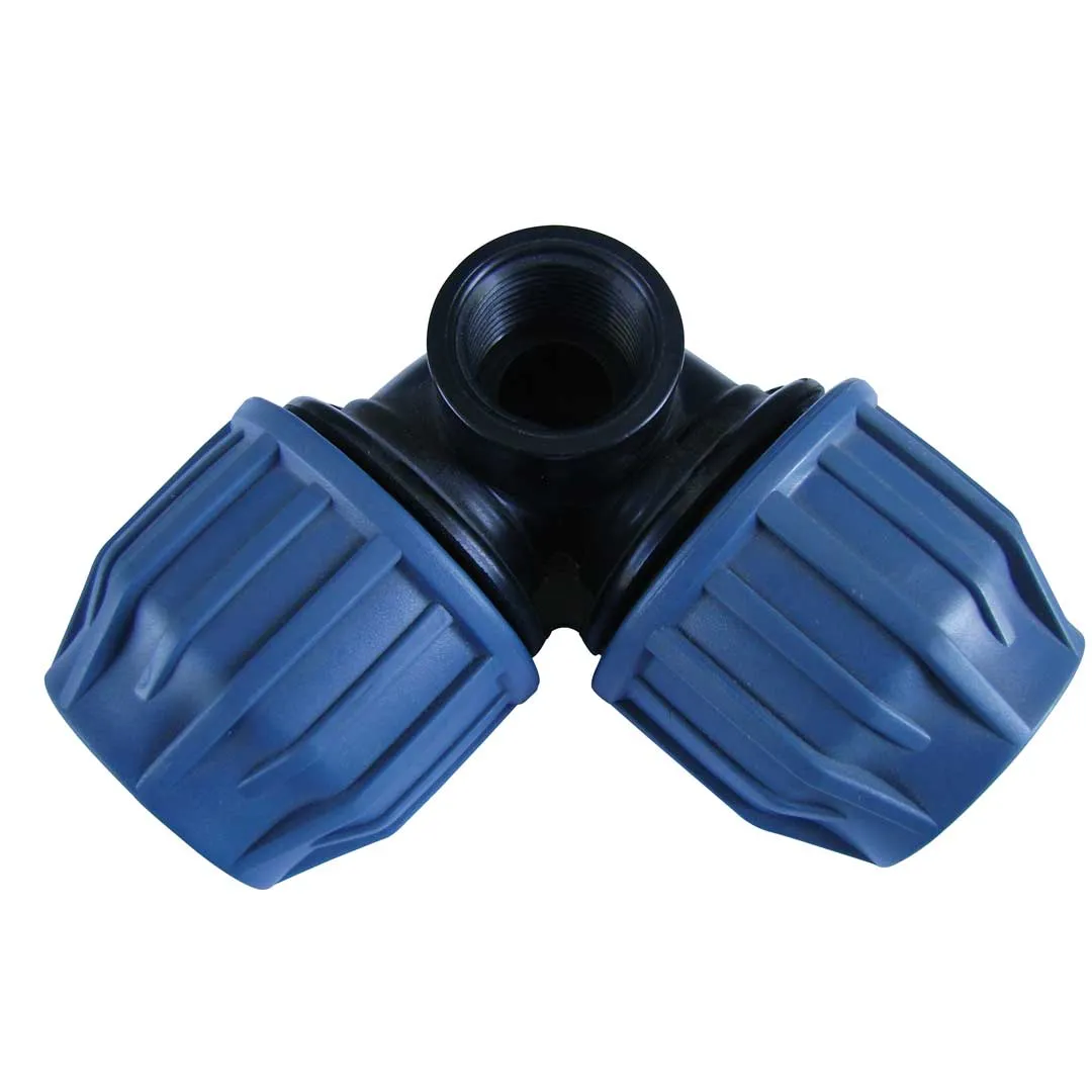 Cot cu F.I. pe mijloc pentru conectare Pop-Up - 32mm x 3/4"