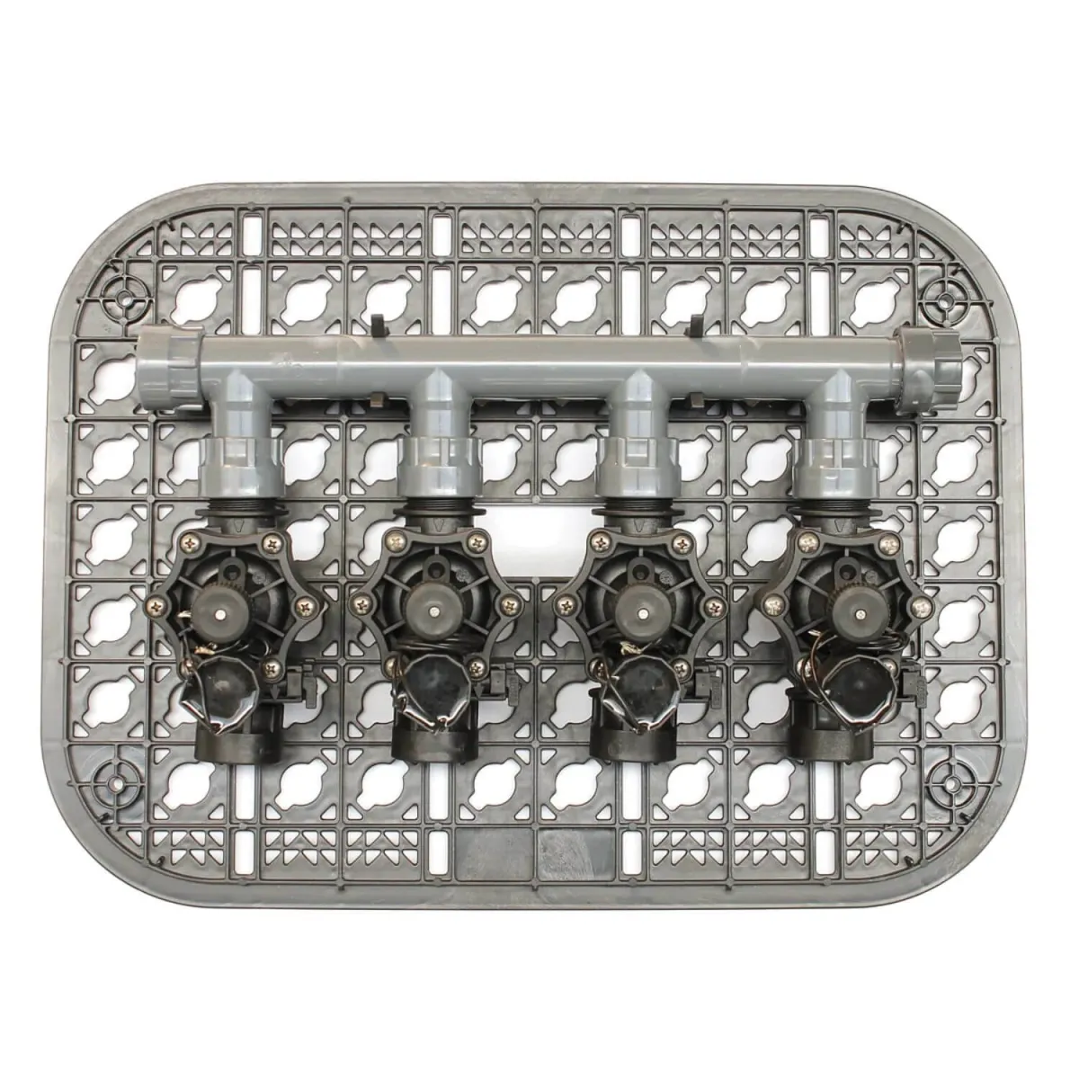 KIT irigație: grilă de fixare + 4 vane cu servomotor RN 155 PLUS