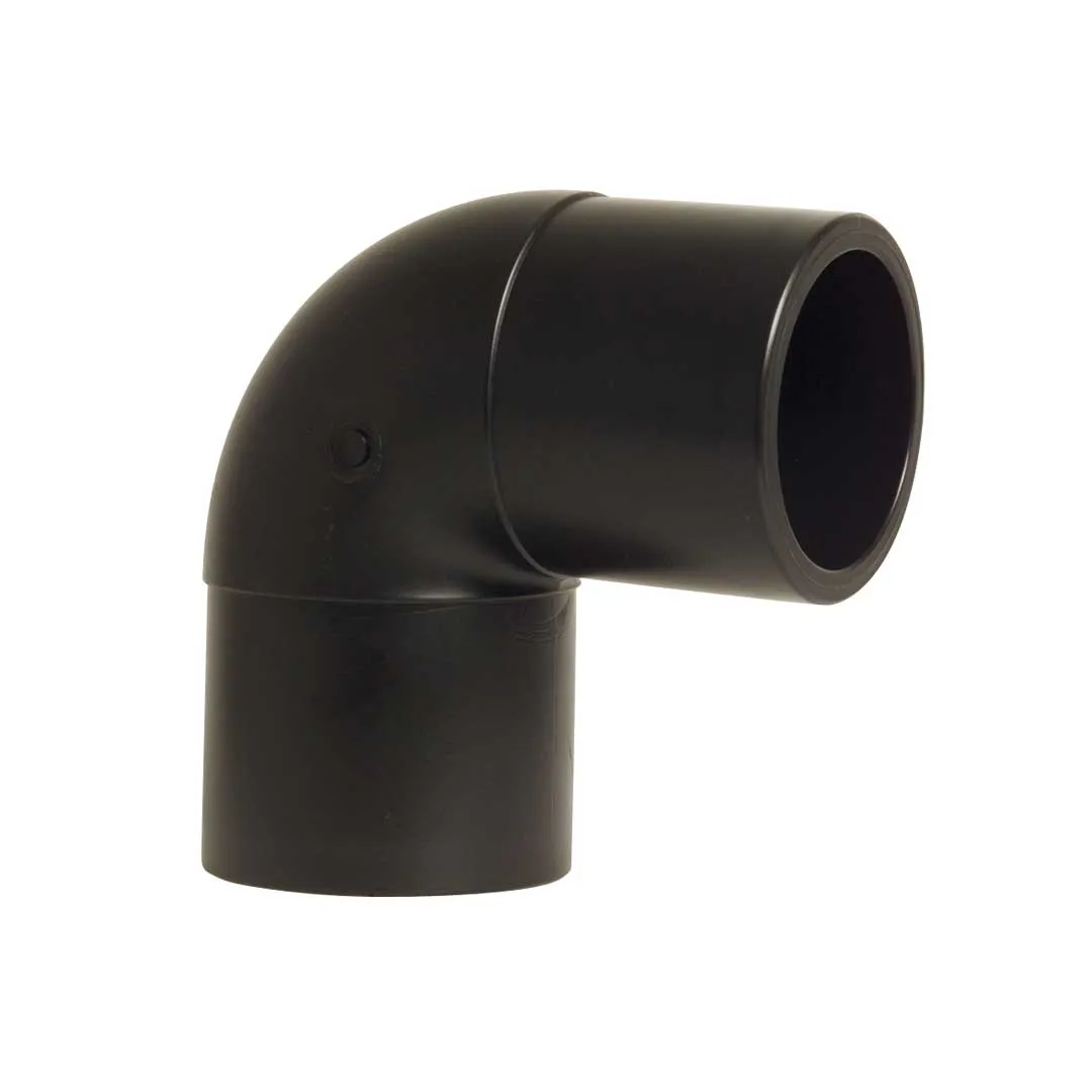 Cot spigot 90°, SDR17, PE100 - 200 mm