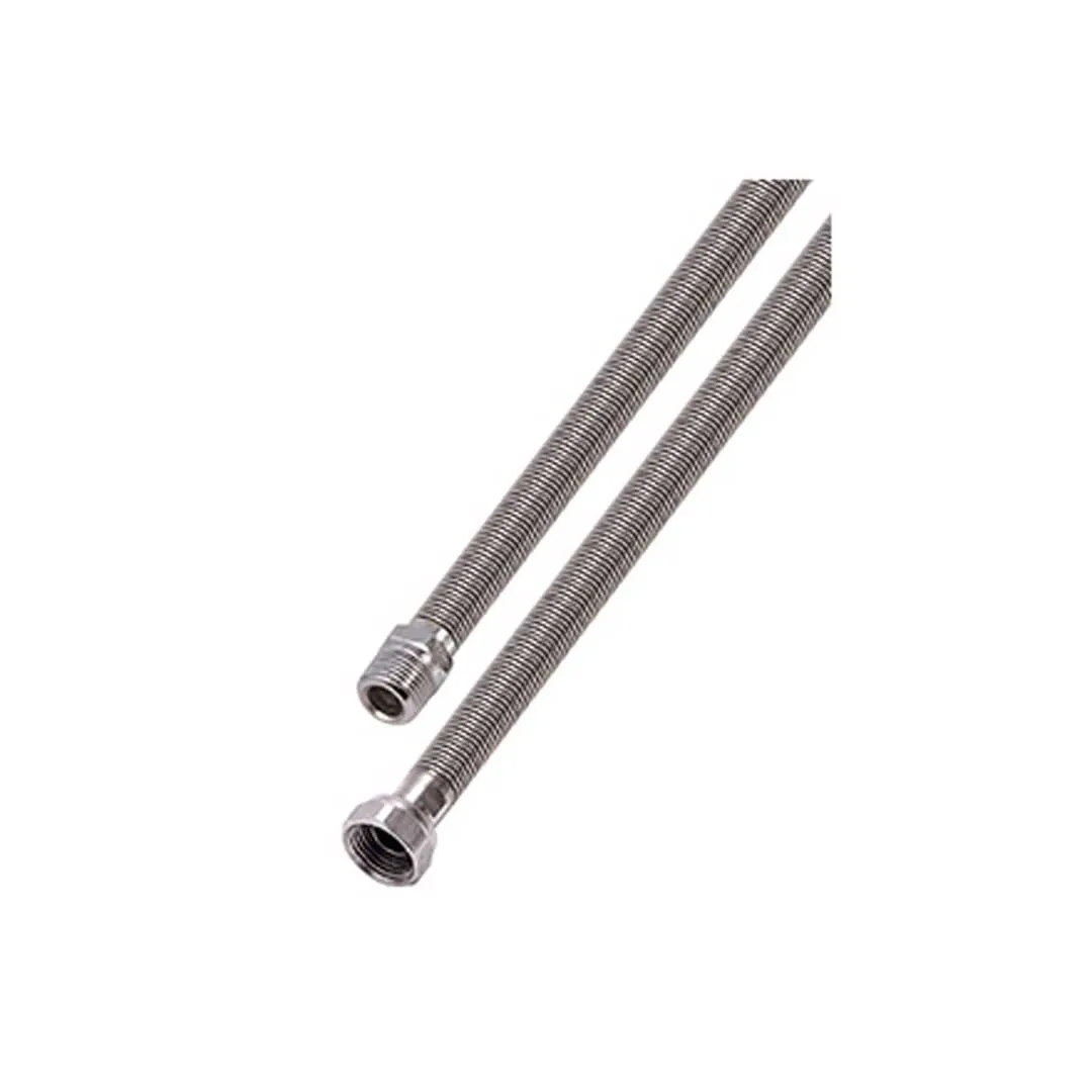 Racord extensibil din INOX pentru instalații sanitare și încălzire MF - 1"x1" 30 - 60 cm