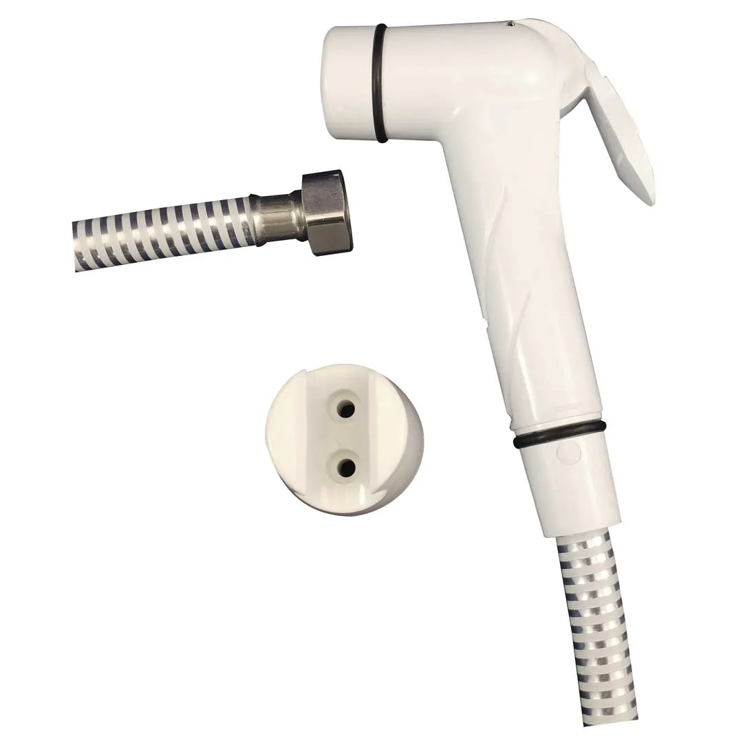 Duș igienic cu furtun și suport EVOLUTION Alb - 1200 mm