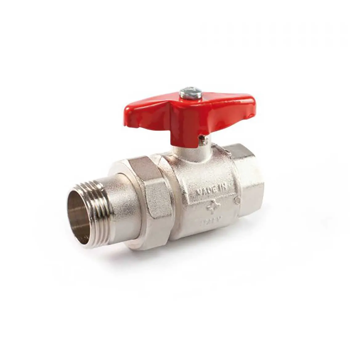 Robinet bilă cu olandez RASTELLI, MF, fluture - 1/2"