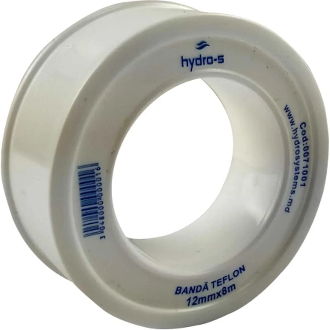 Bandă teflon 12 mm, 8 m