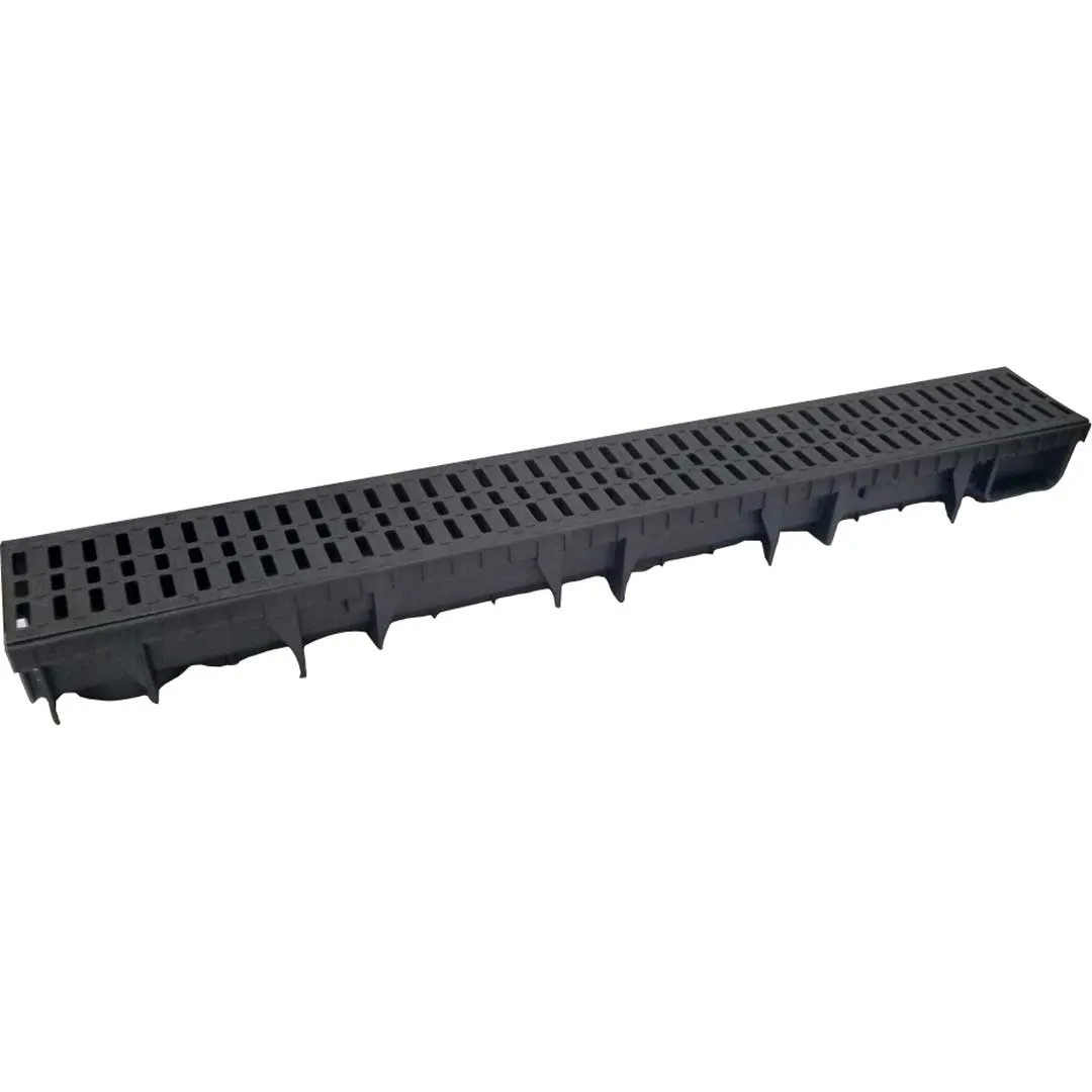 Rigolă drenaj ECO NOR cu grilă din PP - 130x85x1000