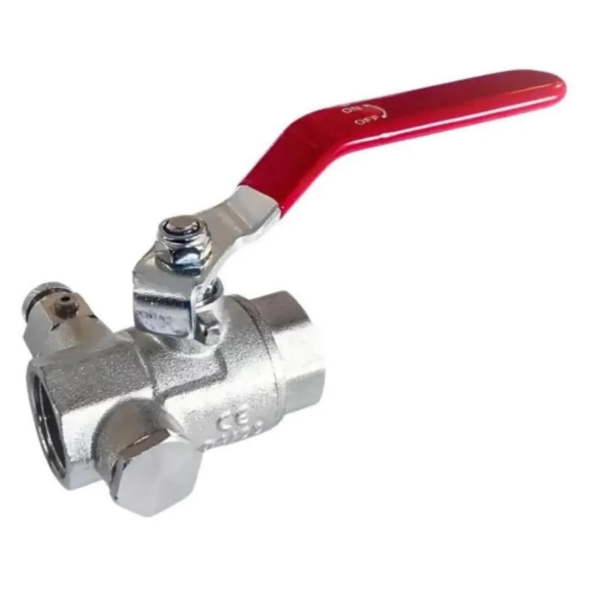 Robinet bilă cu drenaj HYDRO-S, FF, manetă - 3/4"