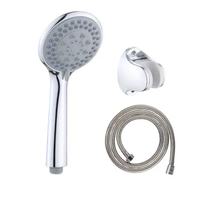 Set pară duș 5 funcții și furtun inox 1,5m, Aquafix - 11, cromat