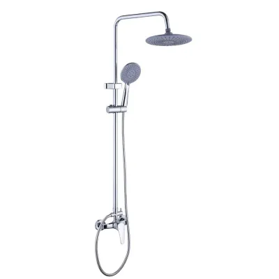 Coloană duș cu baterie, Aquafix - 146, cromată