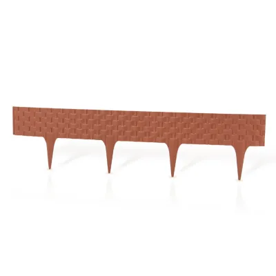 Gard decorativ plastic ratan
