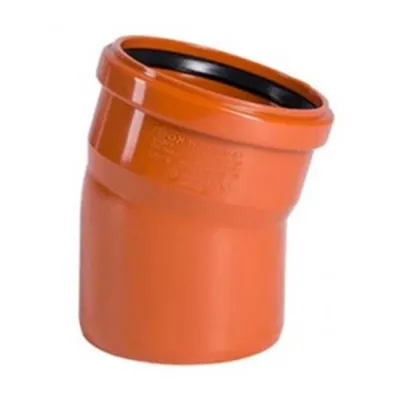 Cot din PP pentru canalizare exterioară 15º - 160 mm