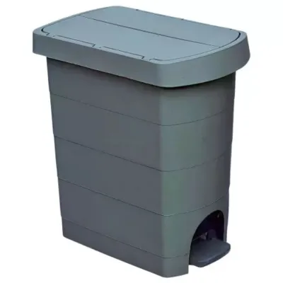 Coș gunoi cu pedală PELICAN, 20 L, Antracit