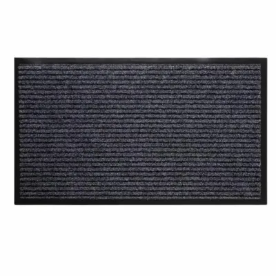 Covoras de intrare DOUBLE LINE, 120x180cm, gri