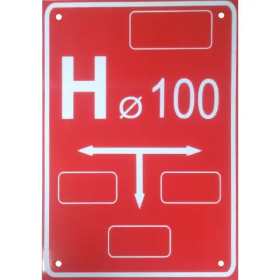 Placuță de marcare pentru Hidrant-100, NS