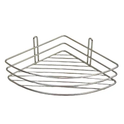 Etajeră colțar pentru baie, HYDRO-S, Metal/Crom