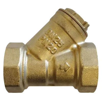 Filtru "Y", alamă, 1/2"