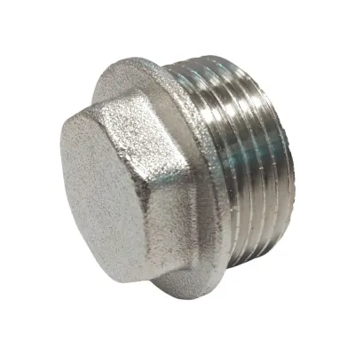 Dop alamă nichelată M - 1"