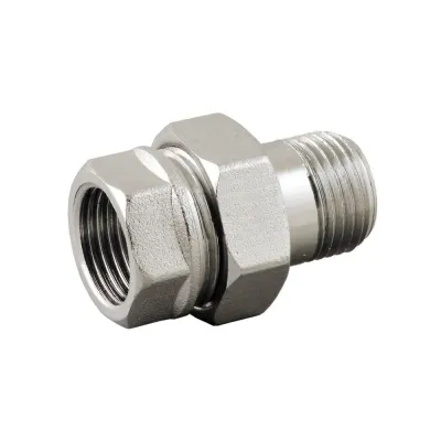 Racord olandez alamă nichelată MF - 1"