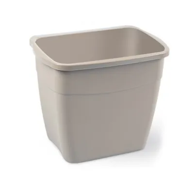 Coș de gunoi suspendat fără capac KOALA, 6 L, Latte