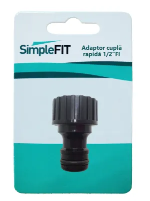 Adaptor cuplă rapidă FI, SimpleFit (pe carton) - 1/2"