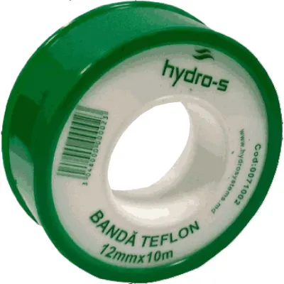 Bandă teflon 12 mm, 10 m