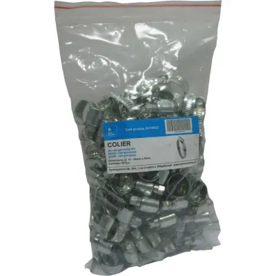 Colier din oțel galvanizat W1, 9 mm, pachet 100 buc. - 10-16