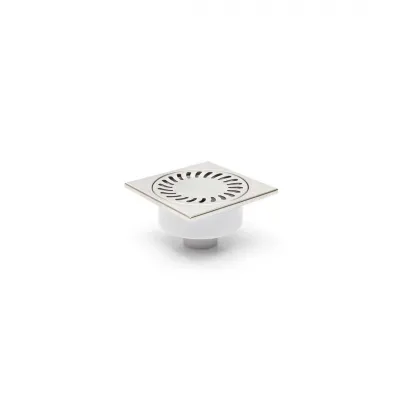 Sifon de pardoseală cu protecție antimiros, cu grila din INOX, ieșire verticală CEHIA - 150 mm