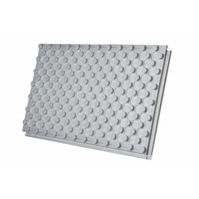Placă polistiren cu nuturi cu folie antivapori 160 micron, Italia - 16 mm