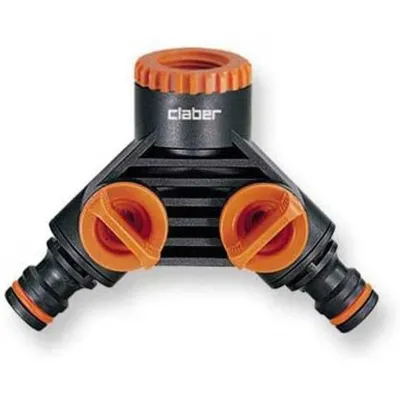 Adaptor cu 2 căi cu robineți, pe blister