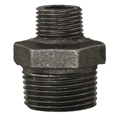 Niplu negru redus MxM - 3/4"x1/2"
