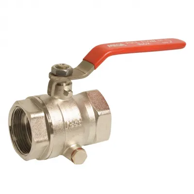 Robinet bilă cu drenaj ITAP, FF, manetă - 11/4"
