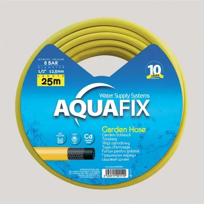 Furtun AquaFix, 15mm (5/8"), 25m, Italia