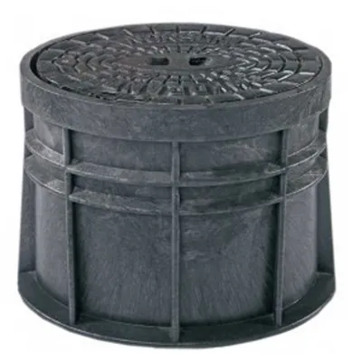 Cutie stradală din fontă+PEHD pentru hidranți subterani - 340x310 mm