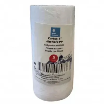 Cartuş din fibre PP 5 μm - 5"