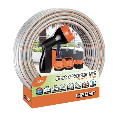 Set furtun cu conectori "STARTER", Claber - 13 mm
