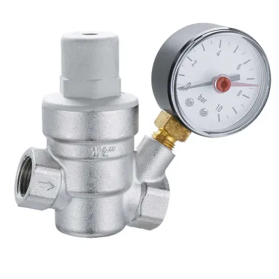 Reductor de presiune cu piston și manometru - 3/4"