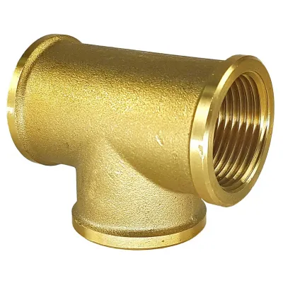 Teu din alamă egal FFF - 2"