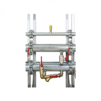 Kit colector hidraulic DN 65 (Ø2 1/2") pentru centralele R1K 75- R1K 100, instalare în cascadă
