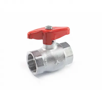 Robinet bilă pasaj total RASTELLI NOVA, FF, fluture - 1/2"