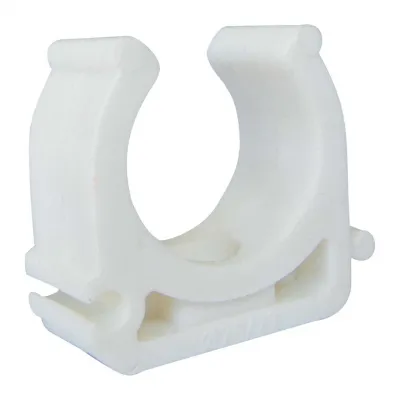 Colier pentru țevi PPR - ALB - 40 mm