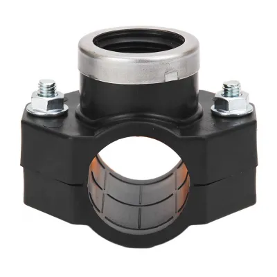 Piesă branșare cu 2 șuruburi, PN 16 cu inel din inox - 32x3/4"