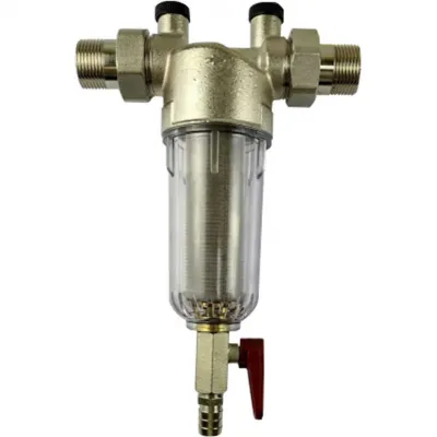 Filtru de sedimentare impurități, cu manometre și racord olandez HYDRO-S