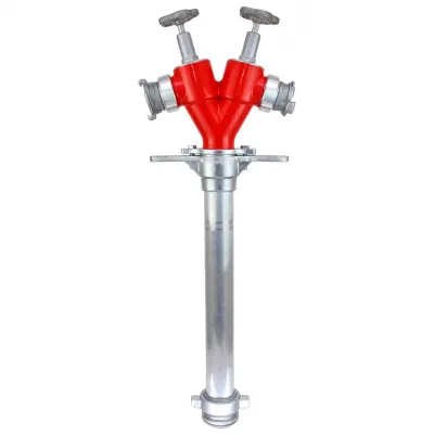 Conector dublu pentru hidrant subteran DN 100, 2 x 89 x 3"