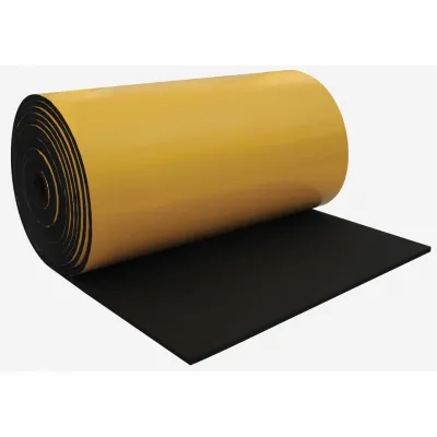 Placă izolantă din elastomer AUTOADEZIVĂ - 1m x 10m