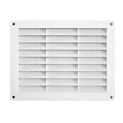 Grilă de ventilare din plastic dreptunghiulară, 150 x 200