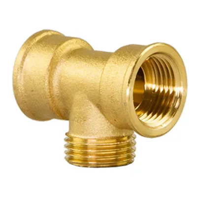 Teu din alamă egal FMF - 1/2"