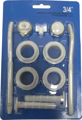 Set reducţii si accesorii pentru radiatoare, 11 buc. - 1"x3/4"