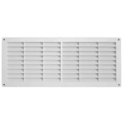 Grilă de ventilare din plastic dreptunghiulară, 150 x 380