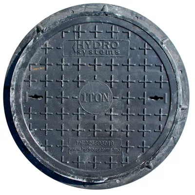 Capac canalizare plastic, DN500, 1t - GRI